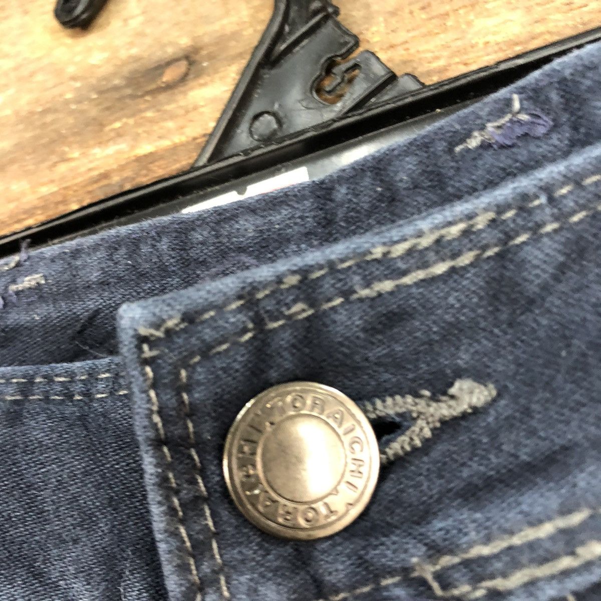 Japanese Brand DLL Tora Dark paint dirty Blue Multipocket Cargo Pants #c968 Size US 28 / EU 44 - 8 Thumbnail