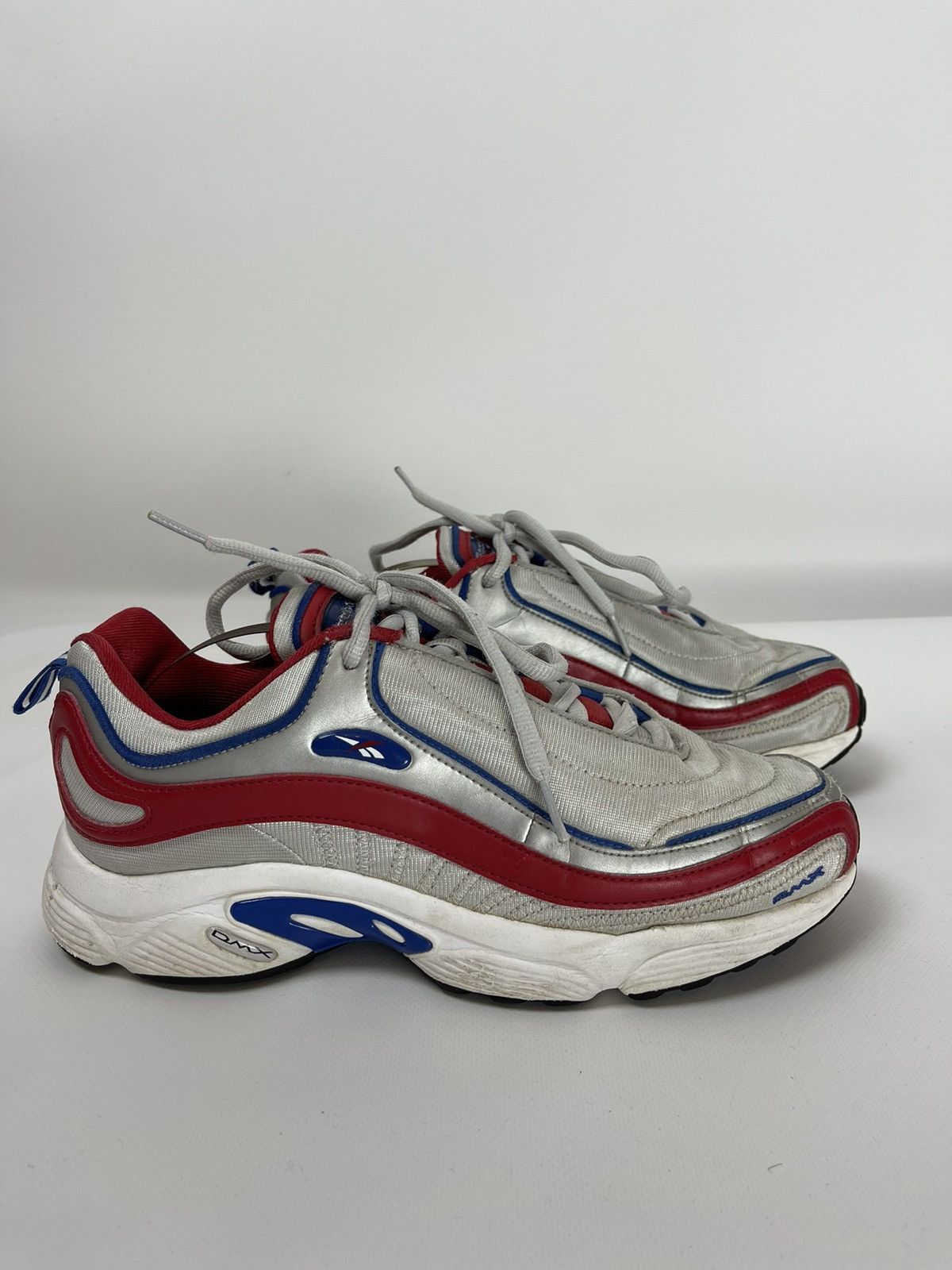 Reebok Streetwear Vintage Vintage Reebok Dayton DMX MU Grey Red hype rare Grailed