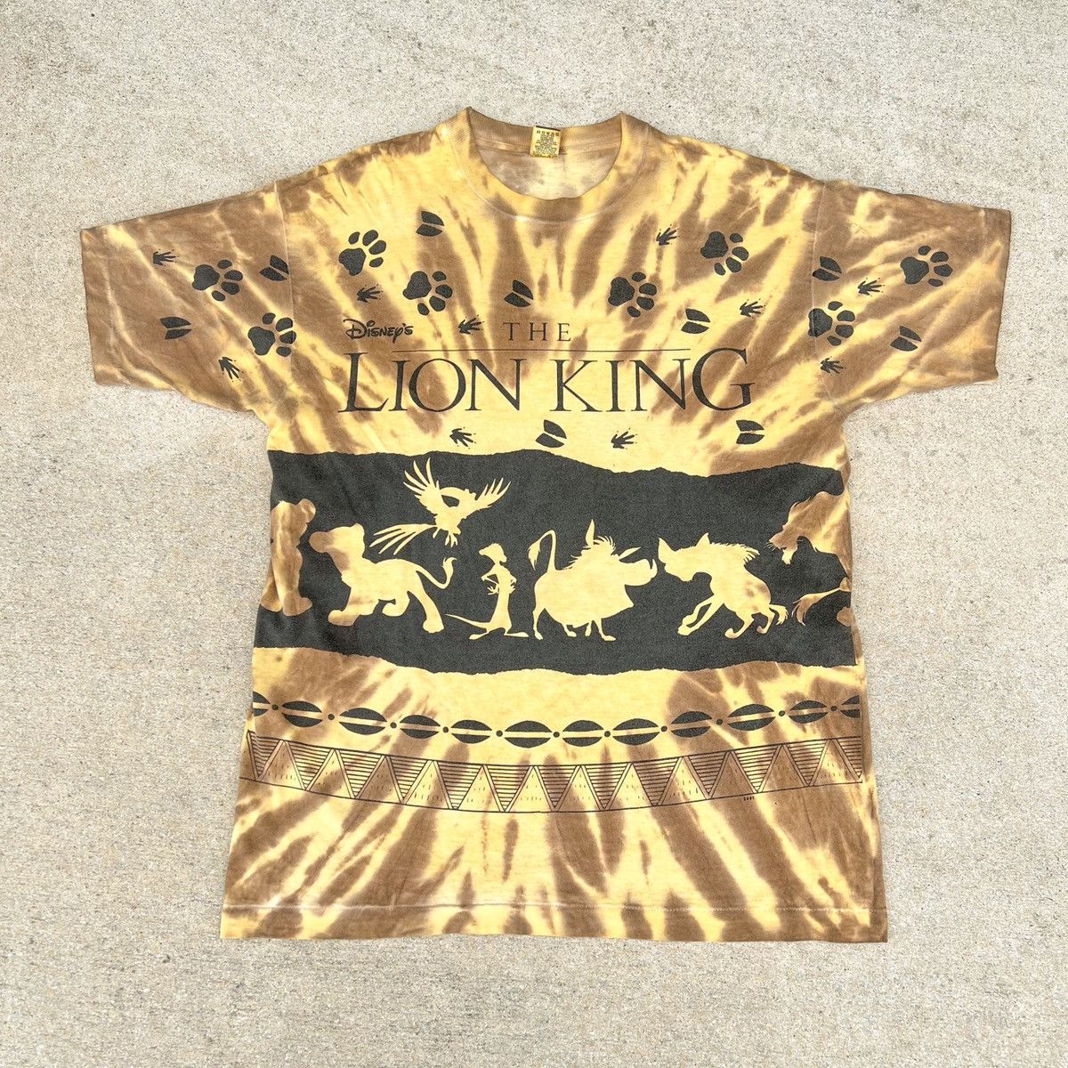 Disney Vintage Rare 90s DISNEY Lion King Movie Promo Tee Size US XL / EU 56 / 4 - 1 Thumbnail