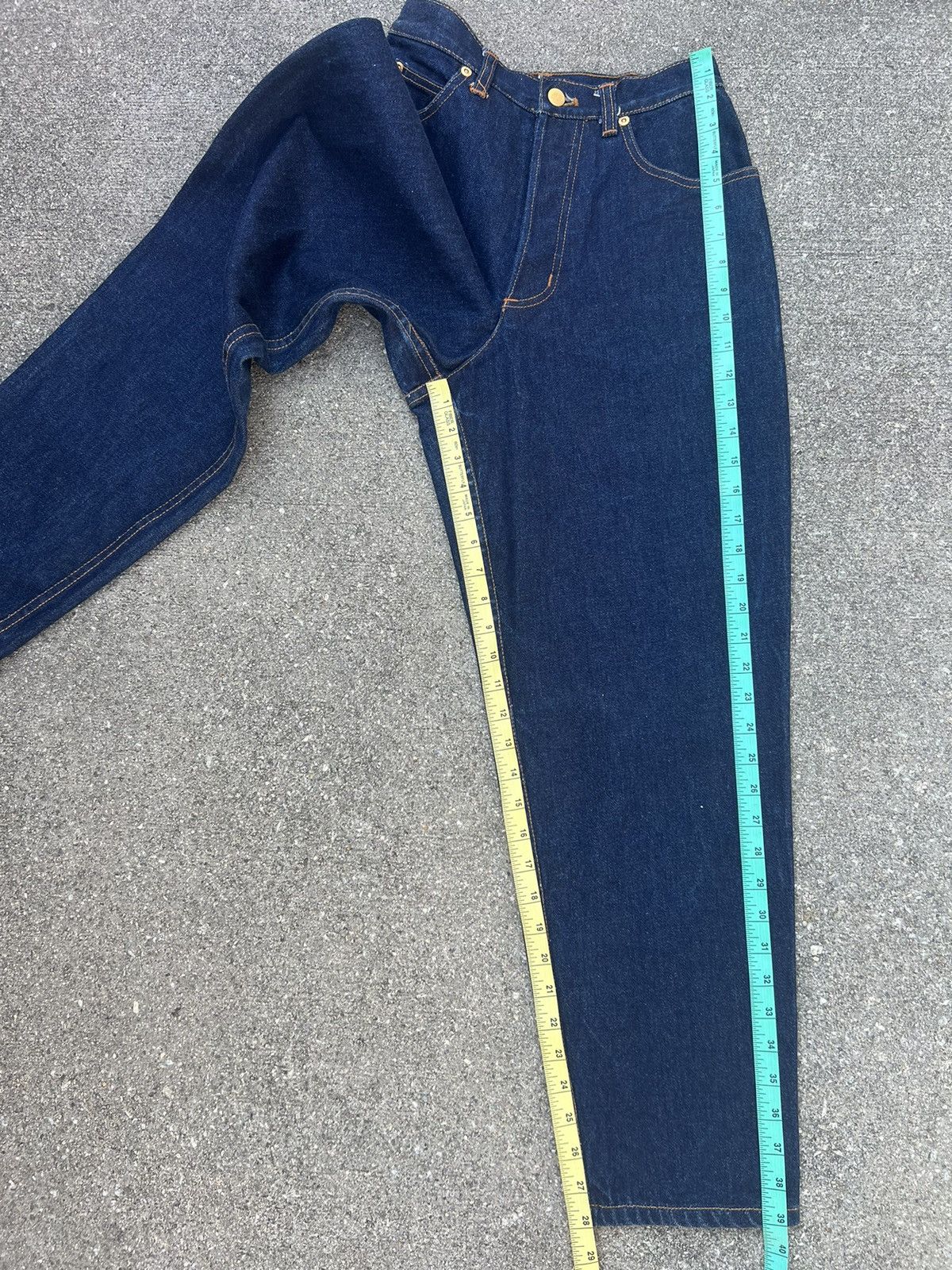 Jean Paul Gaultier Vintage Gaultier Junior Blue Denim Jeans Size 25 Waist Size US 26 / EU 42 - 4 Thumbnail