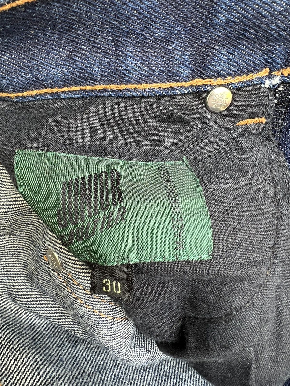 Jean Paul Gaultier Vintage Gaultier Junior Blue Denim Jeans Size 25 Waist Size US 26 / EU 42 - 22 Thumbnail