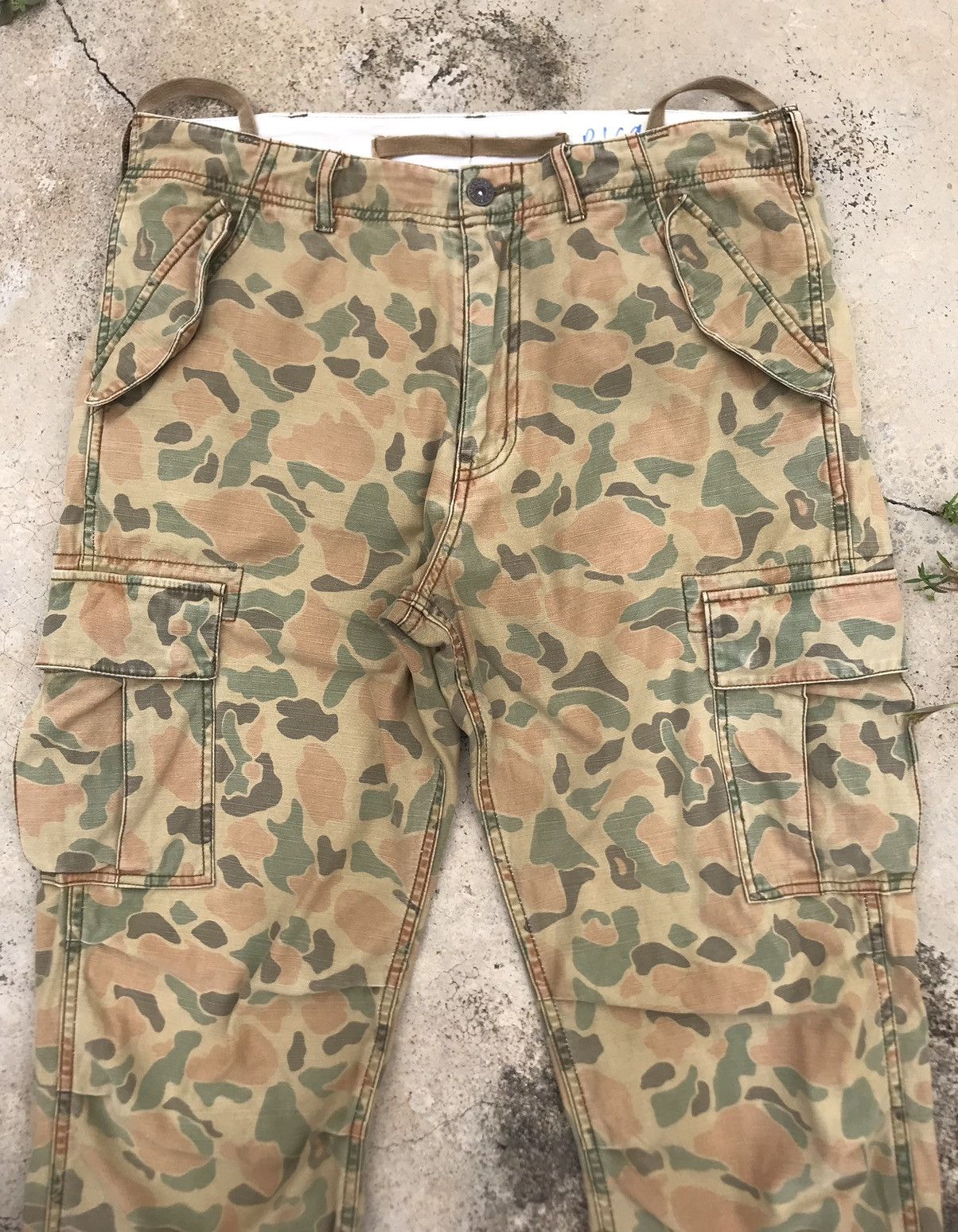 Vintage Steal!! Camouflage Tactical Cargo Pant Size US 33 - 3 Thumbnail