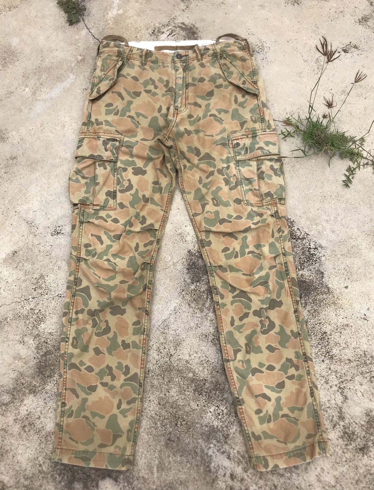 Vintage Steal!! Camouflage Tactical Cargo Pant Size US 33 - 4 Thumbnail