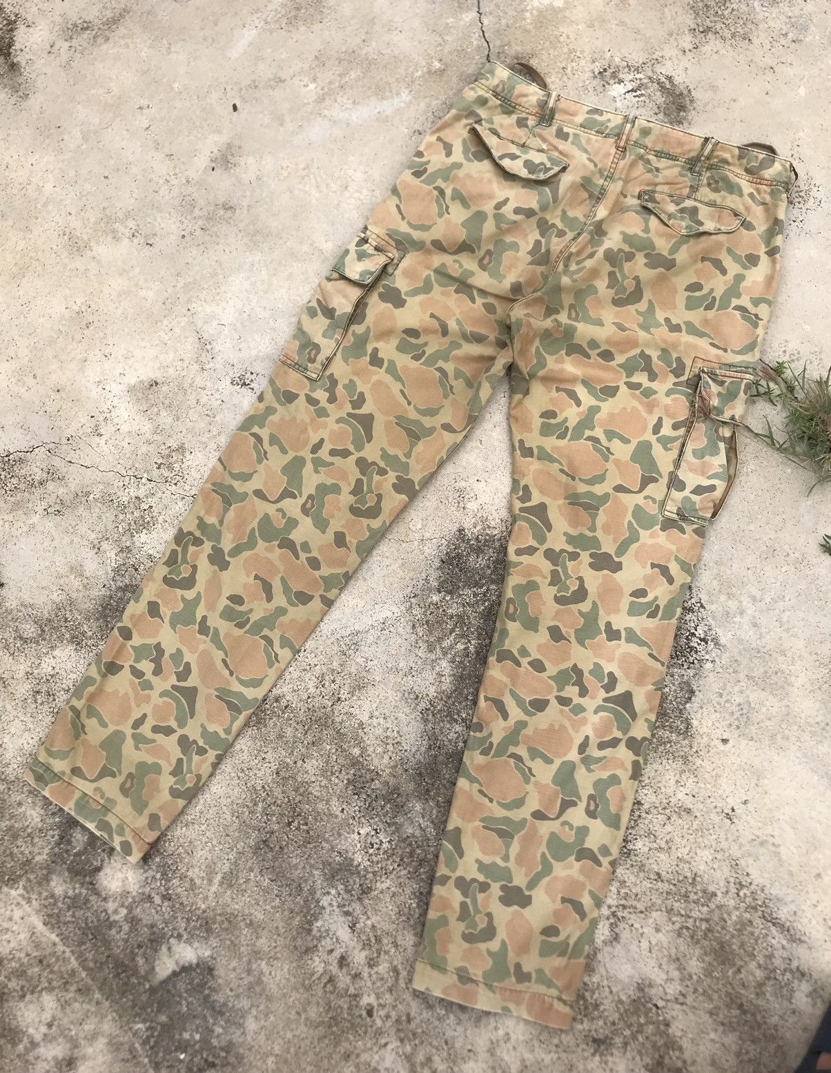 Vintage Steal!! Camouflage Tactical Cargo Pant Size US 33 - 2 Thumbnail
