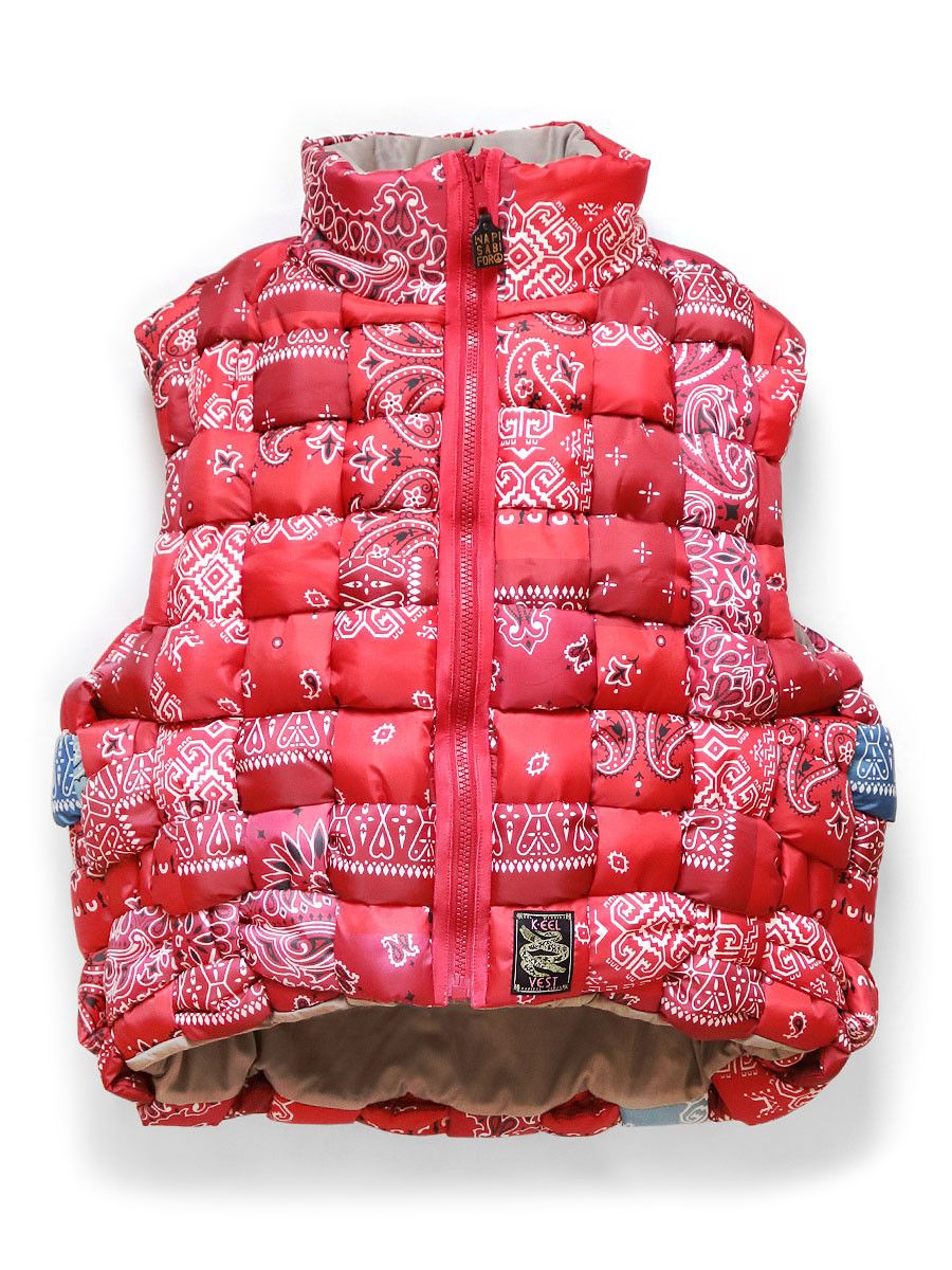 Kapital Kapital Bandana Woven Nylon KEEL Down Vest Size US M / EU 48-50 / 2 - 1 Thumbnail