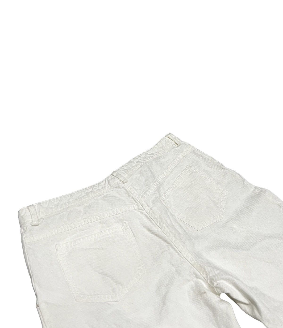 Balenciaga Balenciaga White Flared Trousers Size US 31 - 11 Thumbnail