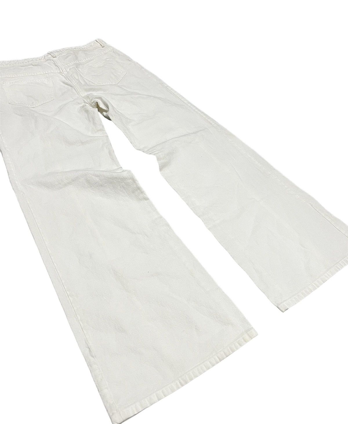 Balenciaga Balenciaga White Flared Trousers Size US 31 - 10 Thumbnail