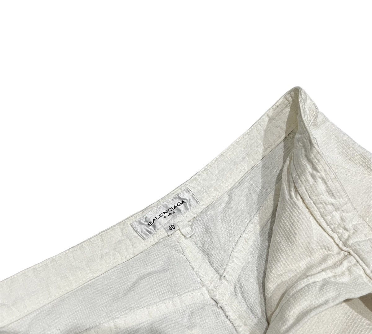 Balenciaga Balenciaga White Flared Trousers Size US 31 - 7 Thumbnail