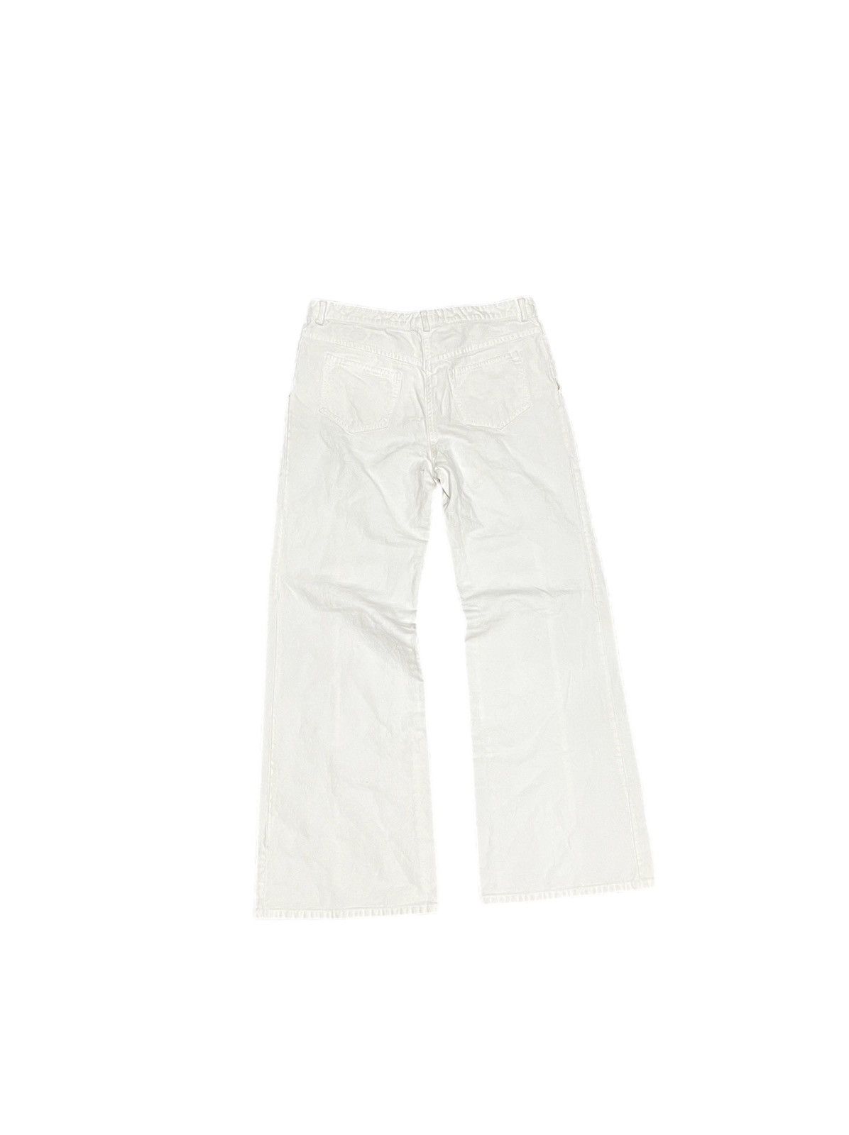 Balenciaga Balenciaga White Flared Trousers Size US 31 - 9 Thumbnail