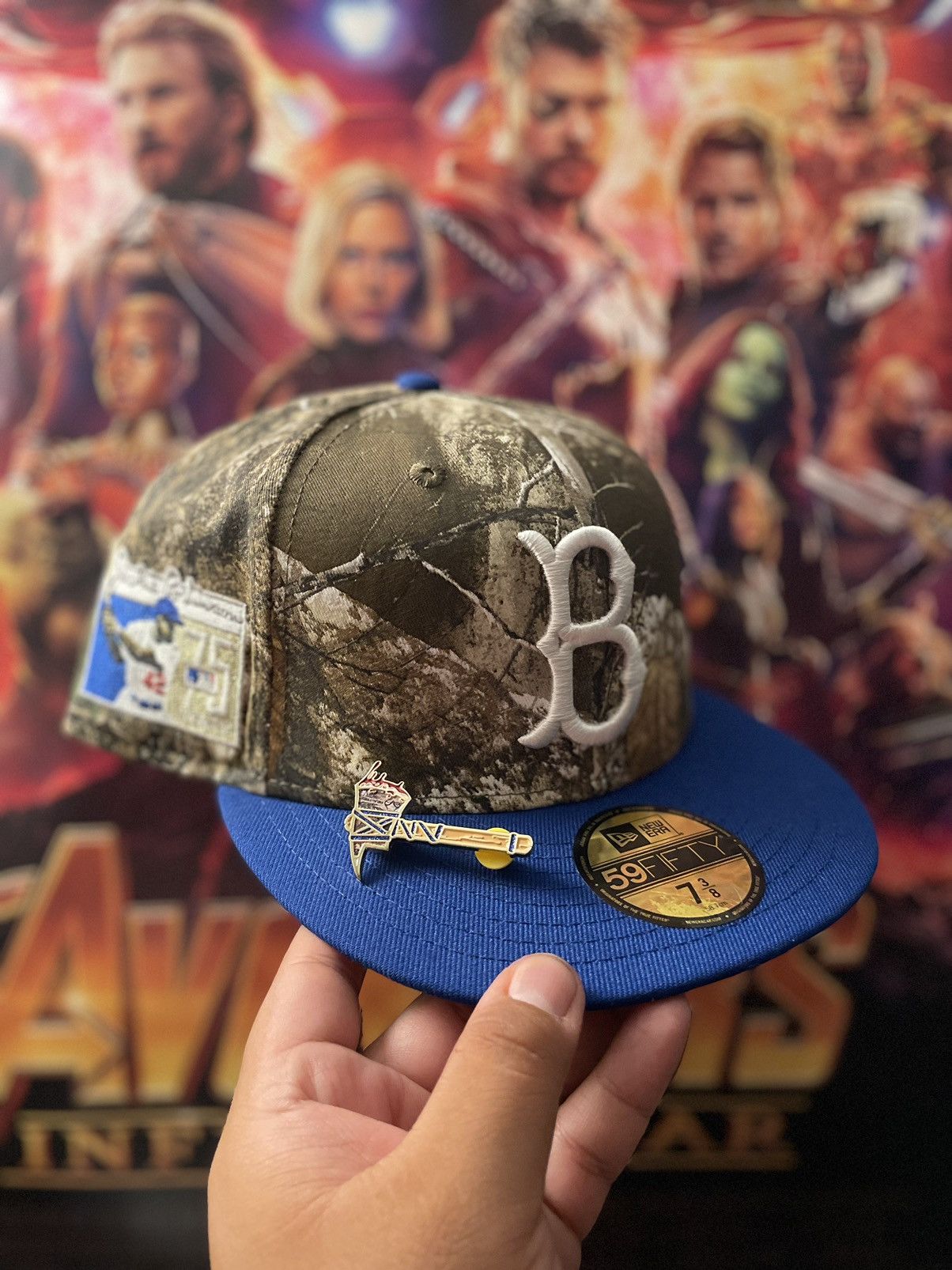 Real tree Jackie Robinson hat and pin – BeisbolMXShop