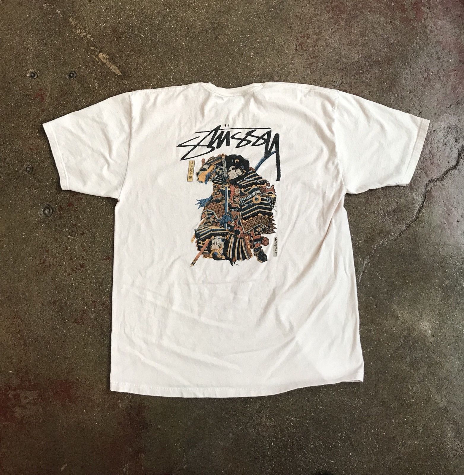 Stussy Stussy Samurai Rat Tee Beige Size XL | Grailed