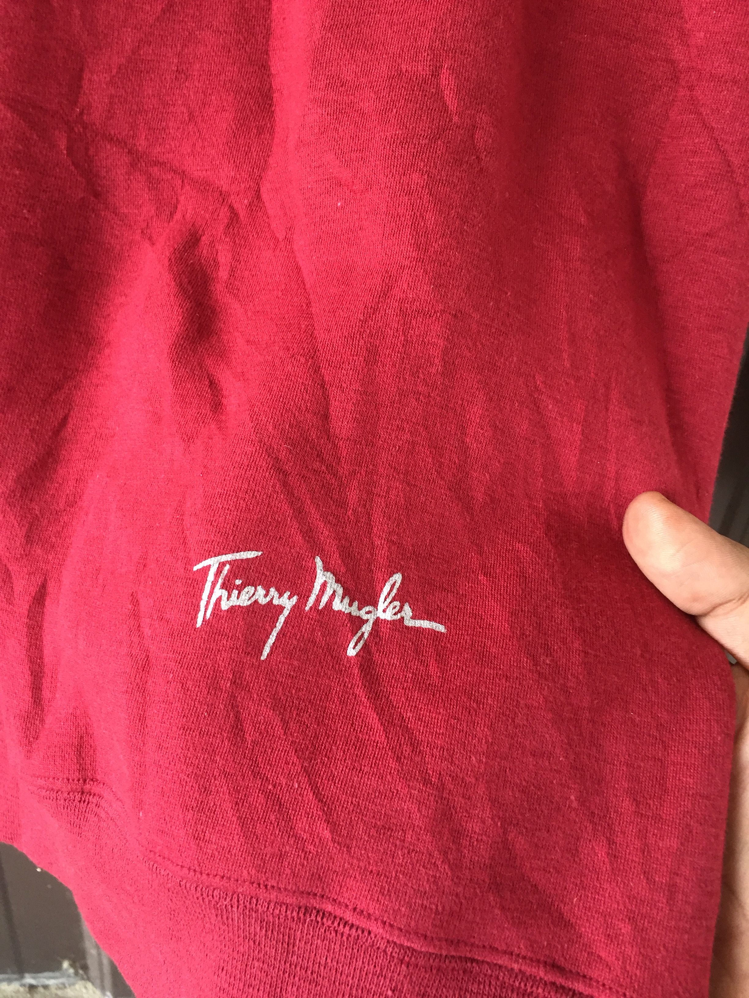 Mugler × Thierry Mugler Archive Vintage 80s Thierry Mugler Pullover Sweatshirt Size US S / EU 44-46 / 1 - 2 Thumbnail