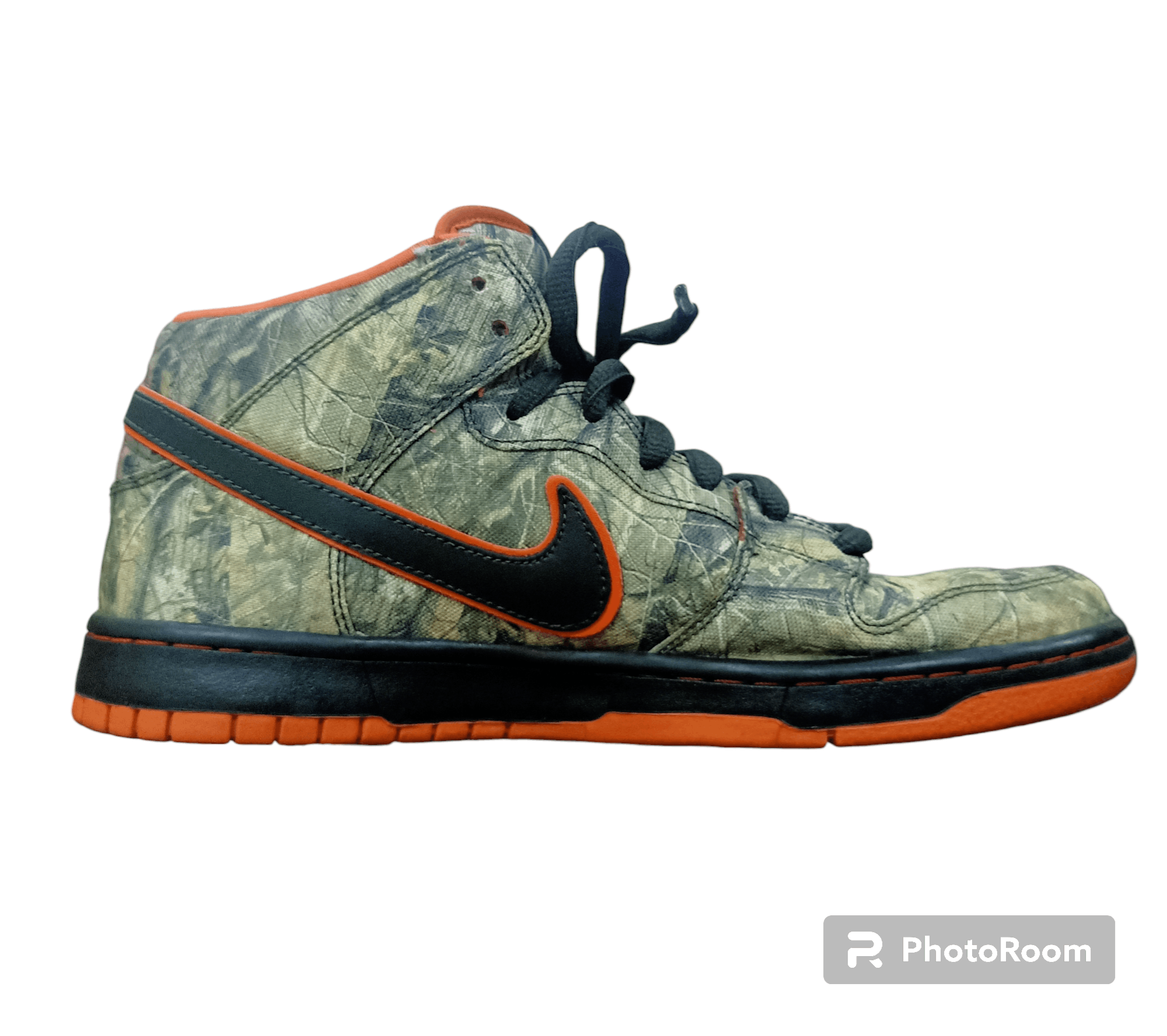 Nike Nike SB Dunk Mid Real Tree Camo Sneakers Size US 9.5 / EU 42-43 - 9 Thumbnail