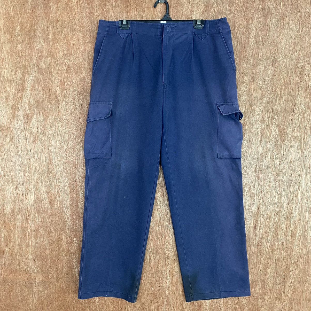 Japanese Brand Japan Purple Multipocket Tactical Cargo Pants #c783 Size US 34 / EU 50 - 1 Thumbnail