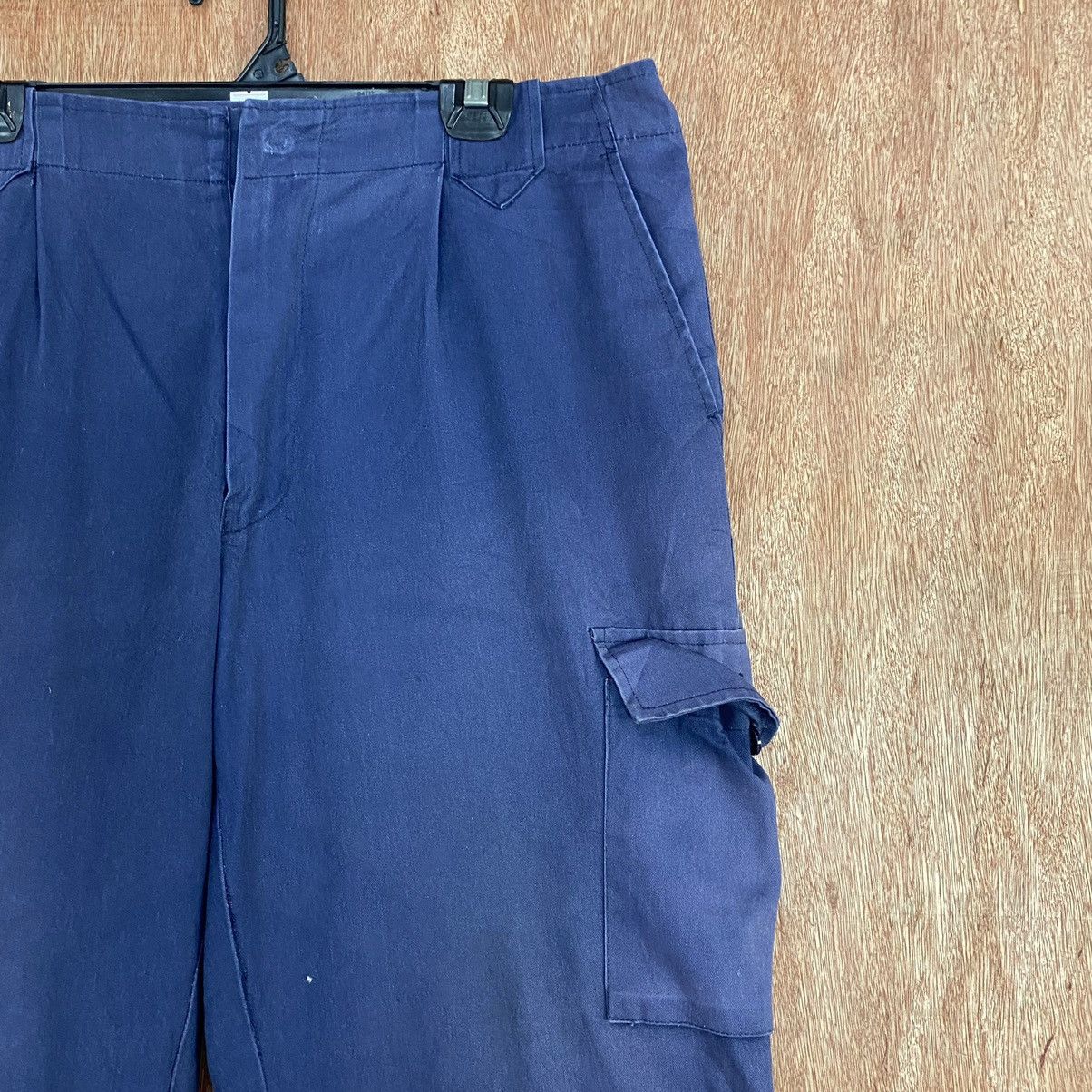 Japanese Brand Japan Purple Multipocket Tactical Cargo Pants #c783 Size US 34 / EU 50 - 4 Thumbnail
