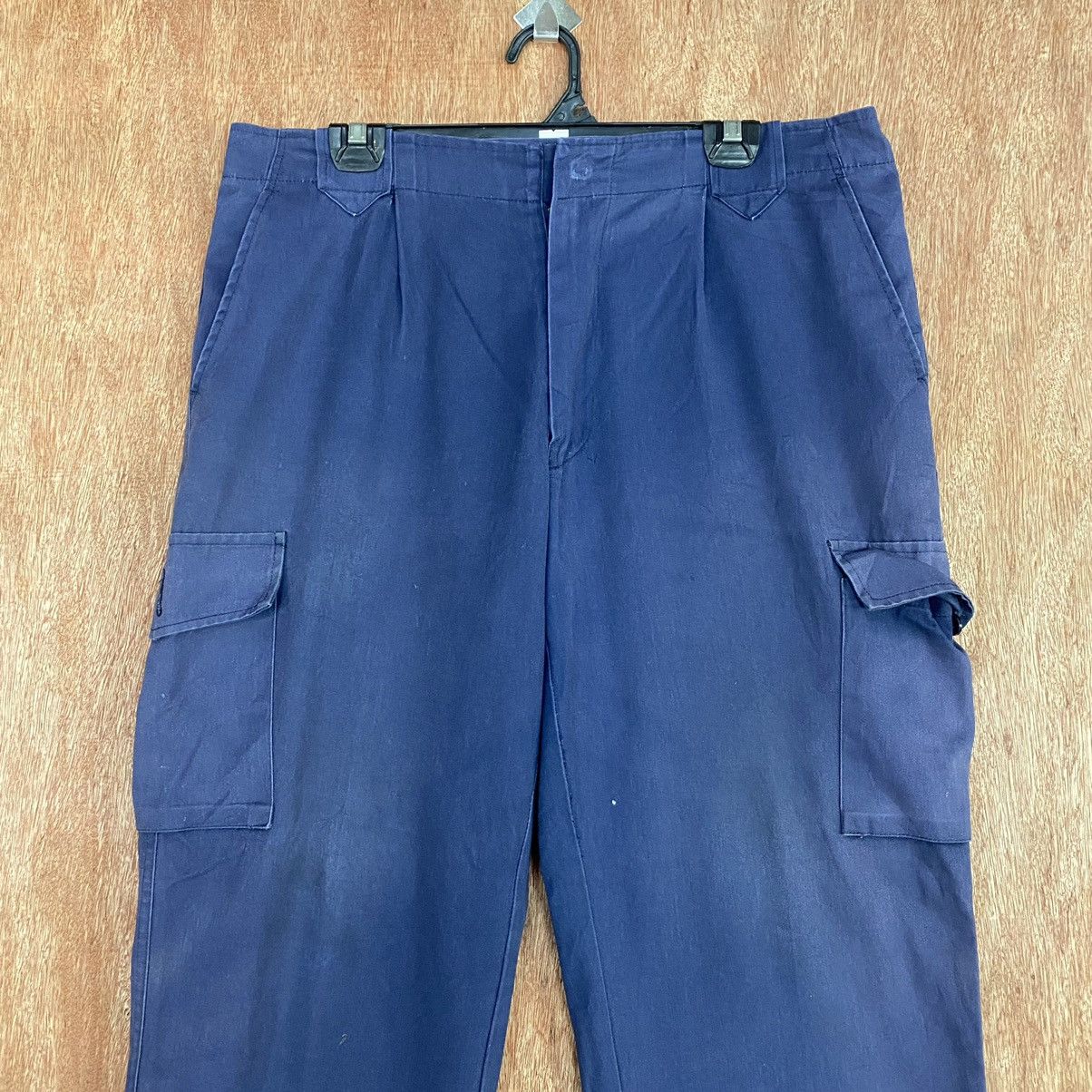 Japanese Brand Japan Purple Multipocket Tactical Cargo Pants #c783 Size US 34 / EU 50 - 2 Thumbnail