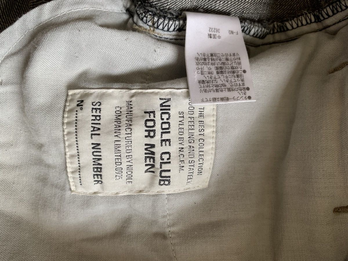 Japanese Brand × Vintage RARE!! Nicole Club For Men Patchwork Bondage Cargo Pants Size US 34 / EU 50 - 5 Thumbnail