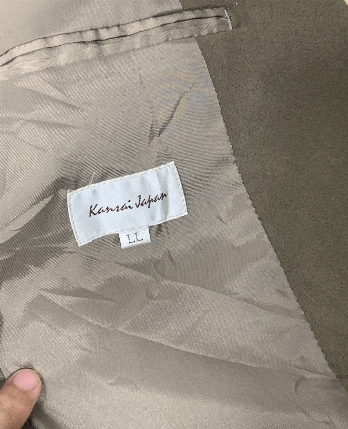 Japanese Brand × Kansai Yamamoto Rare Kansai Japan Blazer Size 44S - 4 Thumbnail