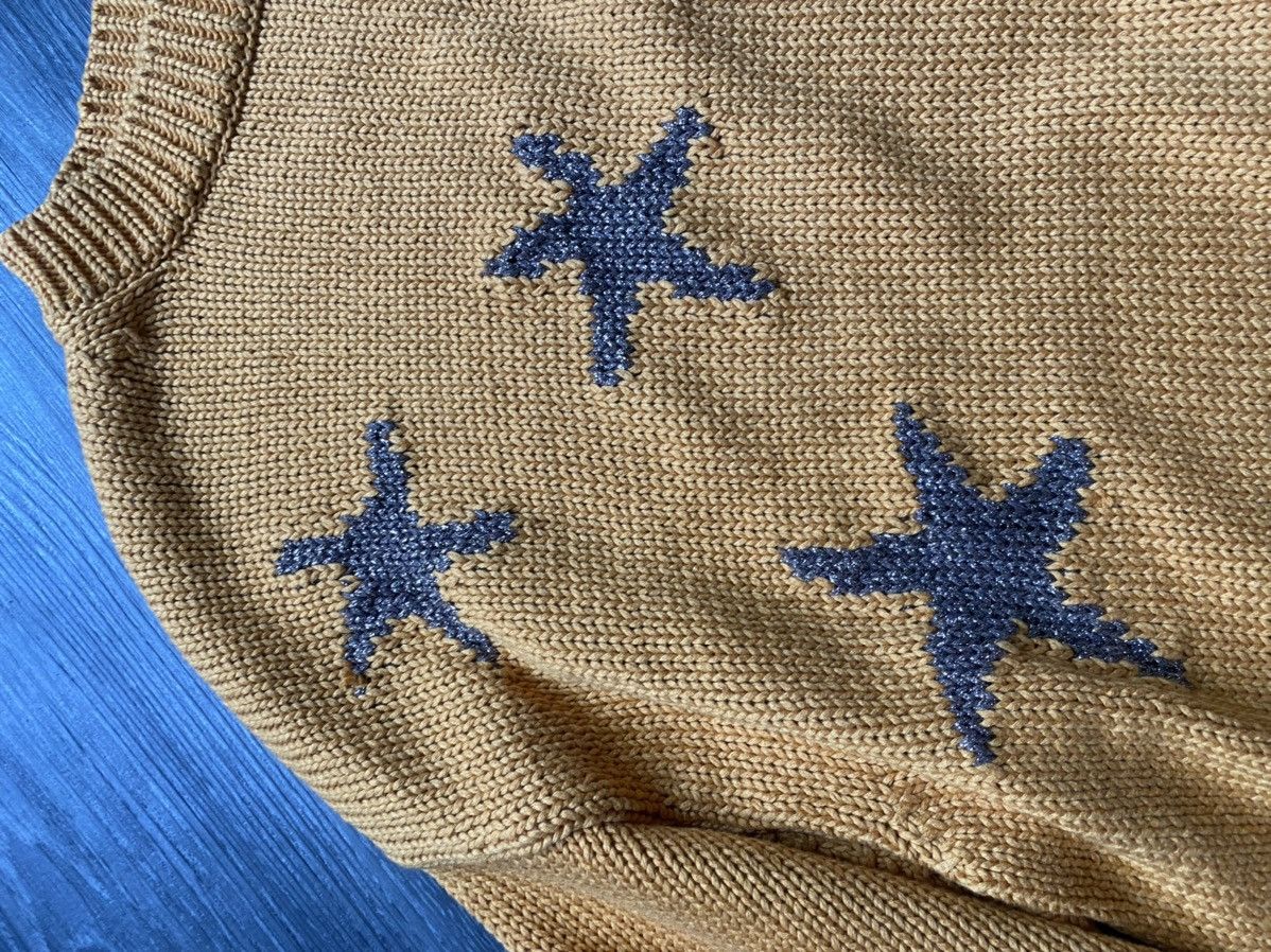 Dries Van Noten SS20 Cotton Blend Jumper With Lurex Stars Size US L / EU 52-54 / 3 - 4 Thumbnail