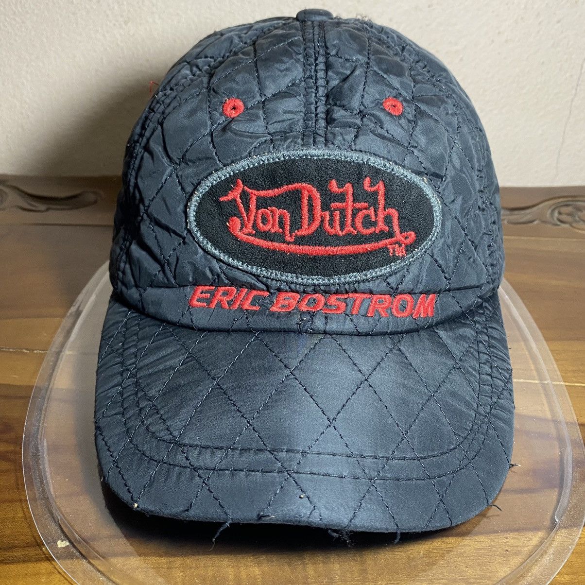 Von Dutch Rare🔥🔥🔥 Von Dutch Eric Bostom Puffer Strapback Cap & Hat Size ONE SIZE - 1 Thumbnail