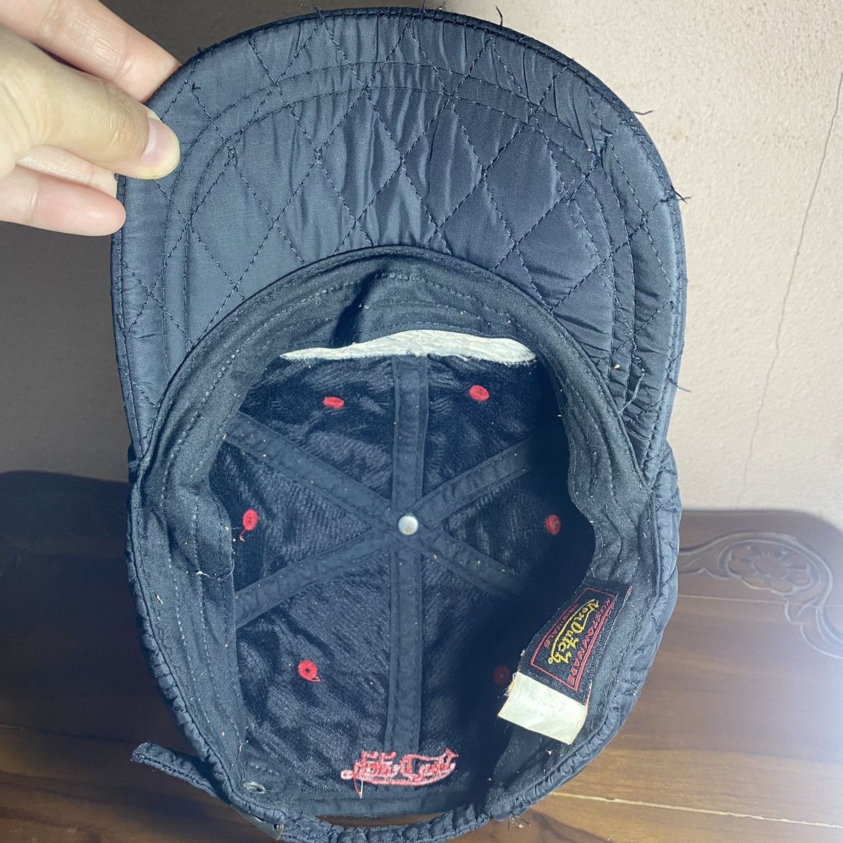 Von Dutch Rare🔥🔥🔥 Von Dutch Eric Bostom Puffer Strapback Cap & Hat Size ONE SIZE - 5 Thumbnail