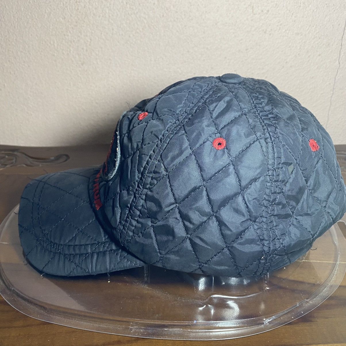 Von Dutch Rare🔥🔥🔥 Von Dutch Eric Bostom Puffer Strapback Cap & Hat Size ONE SIZE - 2 Thumbnail