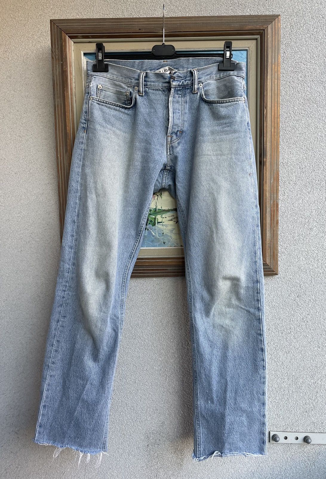 Our Legacy First Cut Denim Pant Light Vintage Wash Blue Rare