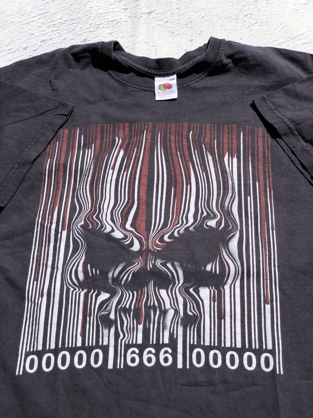 Band Tees Vintage 2000s Skull Bones Made in Hell 666 Black Tee Size US M / EU 48-50 / 2 - 4 Thumbnail