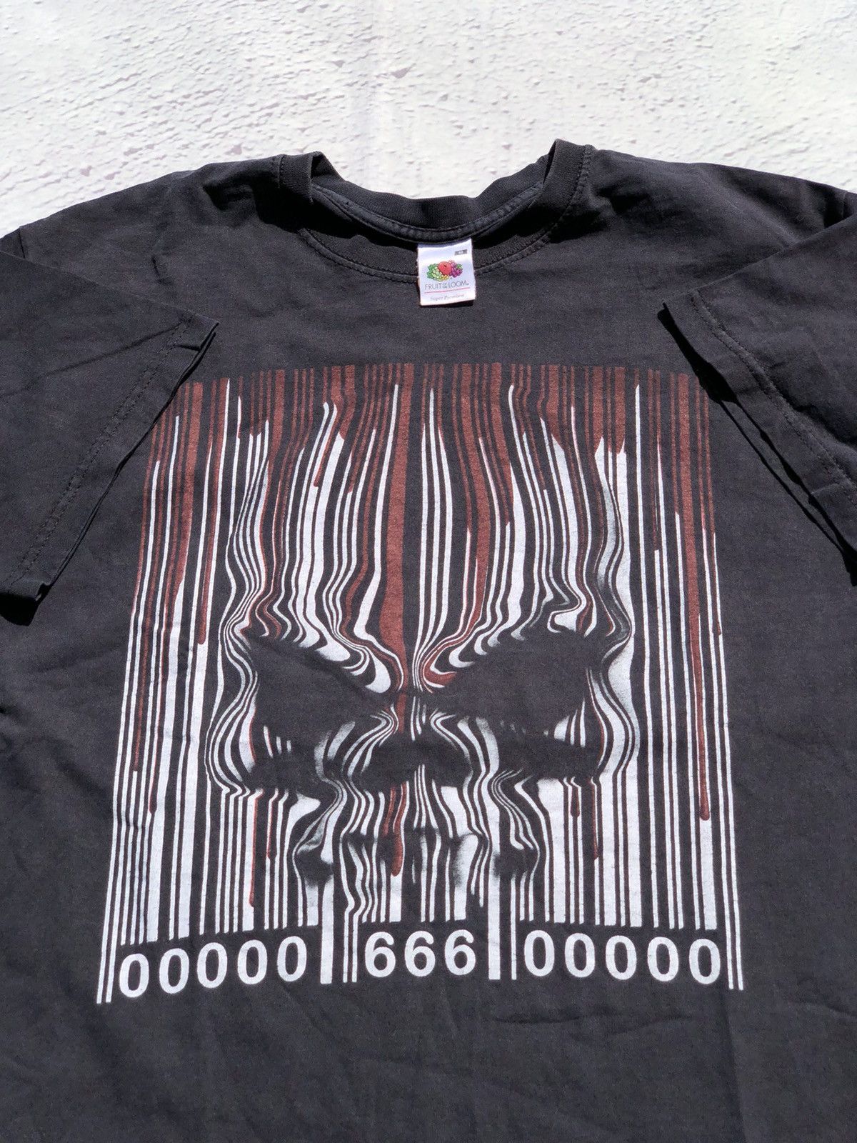 Band Tees Vintage 2000s Skull Bones Made in Hell 666 Black Tee Size US M / EU 48-50 / 2 - 3 Thumbnail