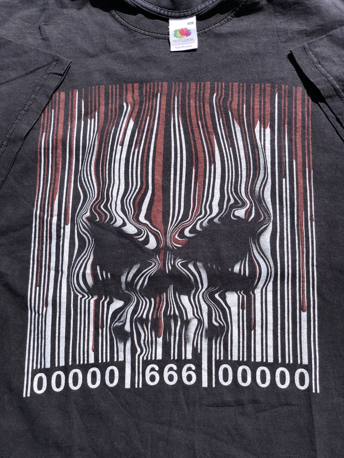 Band Tees Vintage 2000s Skull Bones Made in Hell 666 Black Tee Size US M / EU 48-50 / 2 - 5 Thumbnail