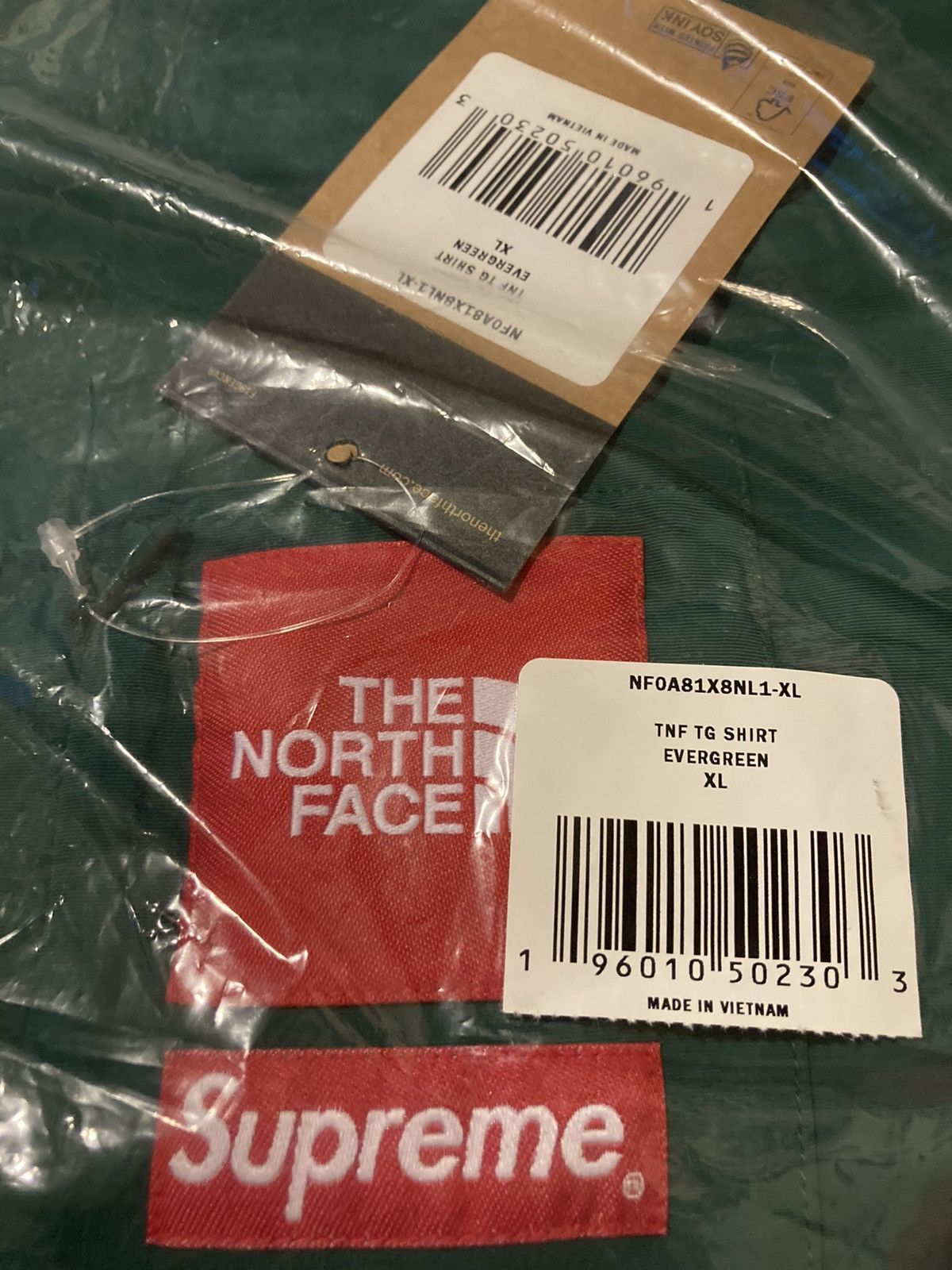 Supreme × The North Face Supreme The North Face Trekking S/S Shirt Dark Green XL Size US XL / EU 56 / 4 - 3 Thumbnail
