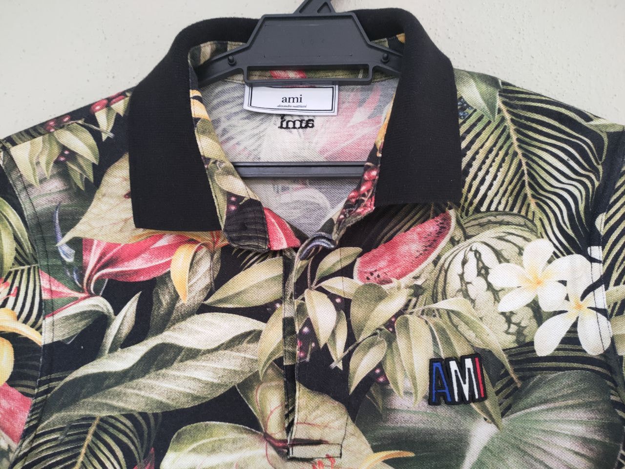 AMI AMI Alexandre Mattussi Floral Polo T Size US S / EU 44-46 / 1 - 2 Thumbnail