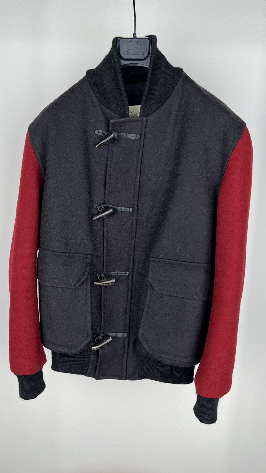 Gloverall Gloverall Wool Varsity Bomber Jacket Duffle Toggle Size US M / EU 48-50 / 2 - 1 Thumbnail