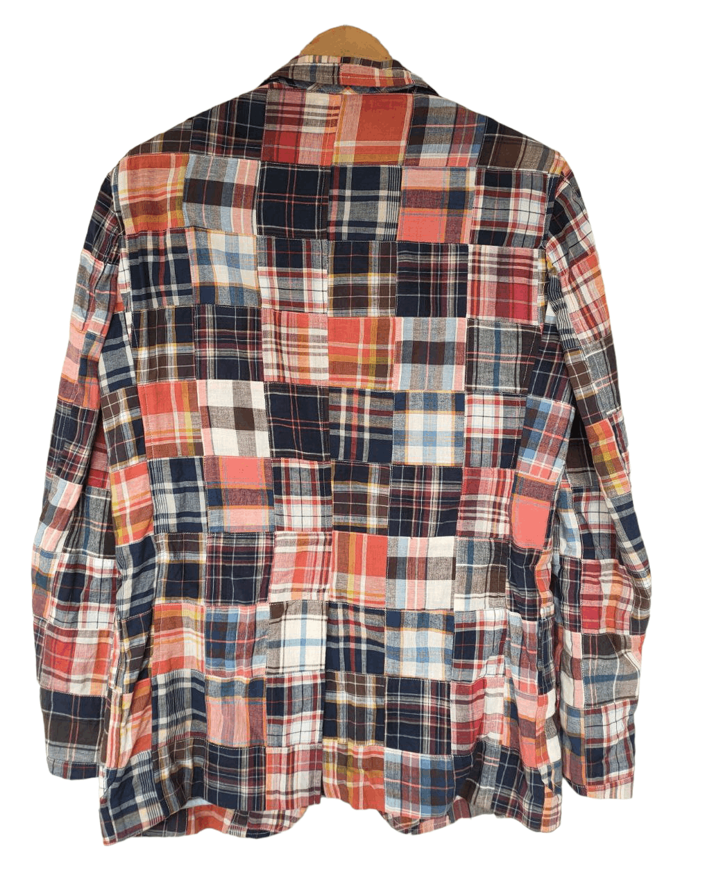 Japanese Brand Cool Struttin Aoyama Tokyo Patchwork Blazer Size US M / EU 48-50 / 2 - 2 Thumbnail