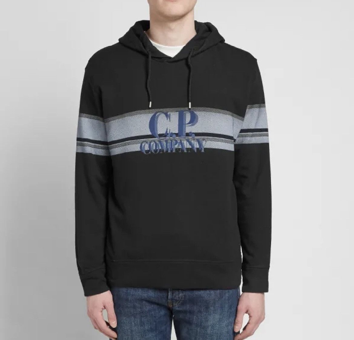 C.P. Company Cp Company Stripped Hoodie Center Logo Size US L / EU 52-54 / 3 - 3 Thumbnail