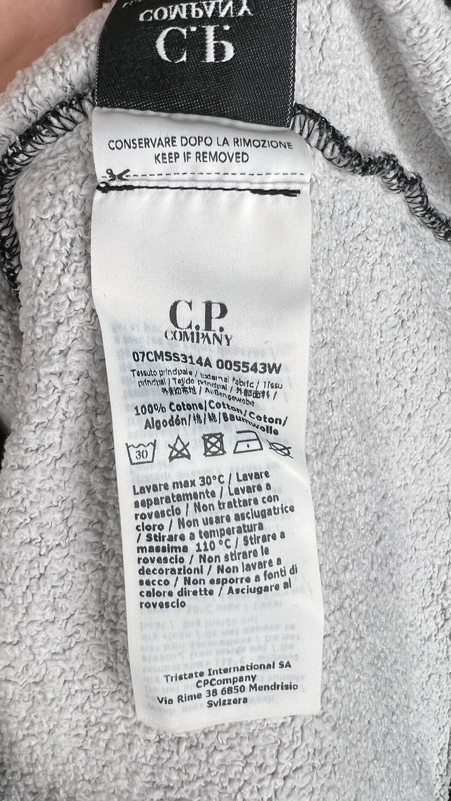 C.P. Company Cp Company Stripped Hoodie Center Logo Size US L / EU 52-54 / 3 - 7 Thumbnail
