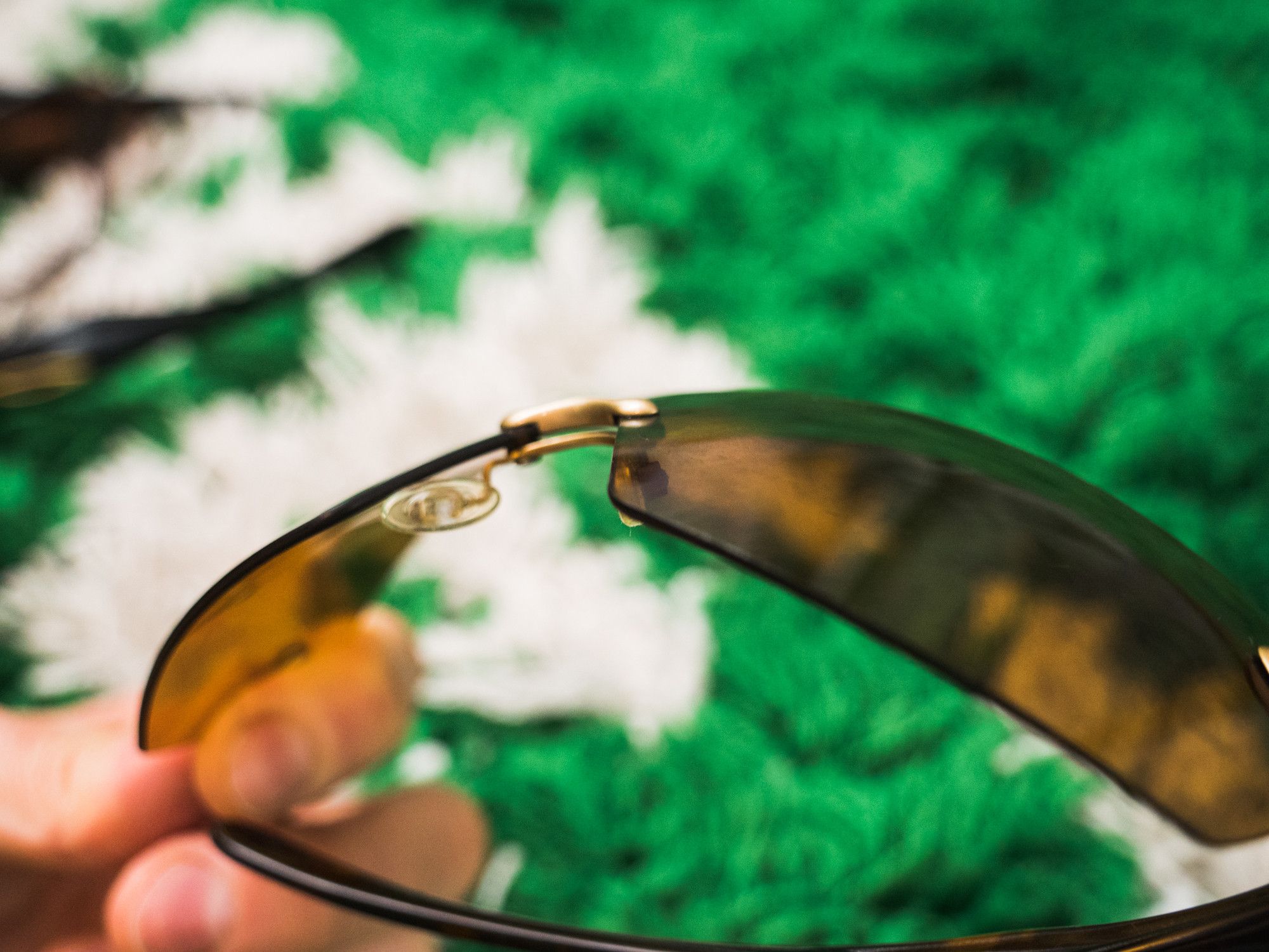 Oakley Oakley Dartboard Rimless Shield Brown Tortoise Frames 2000 Size ONE SIZE - 16 Thumbnail