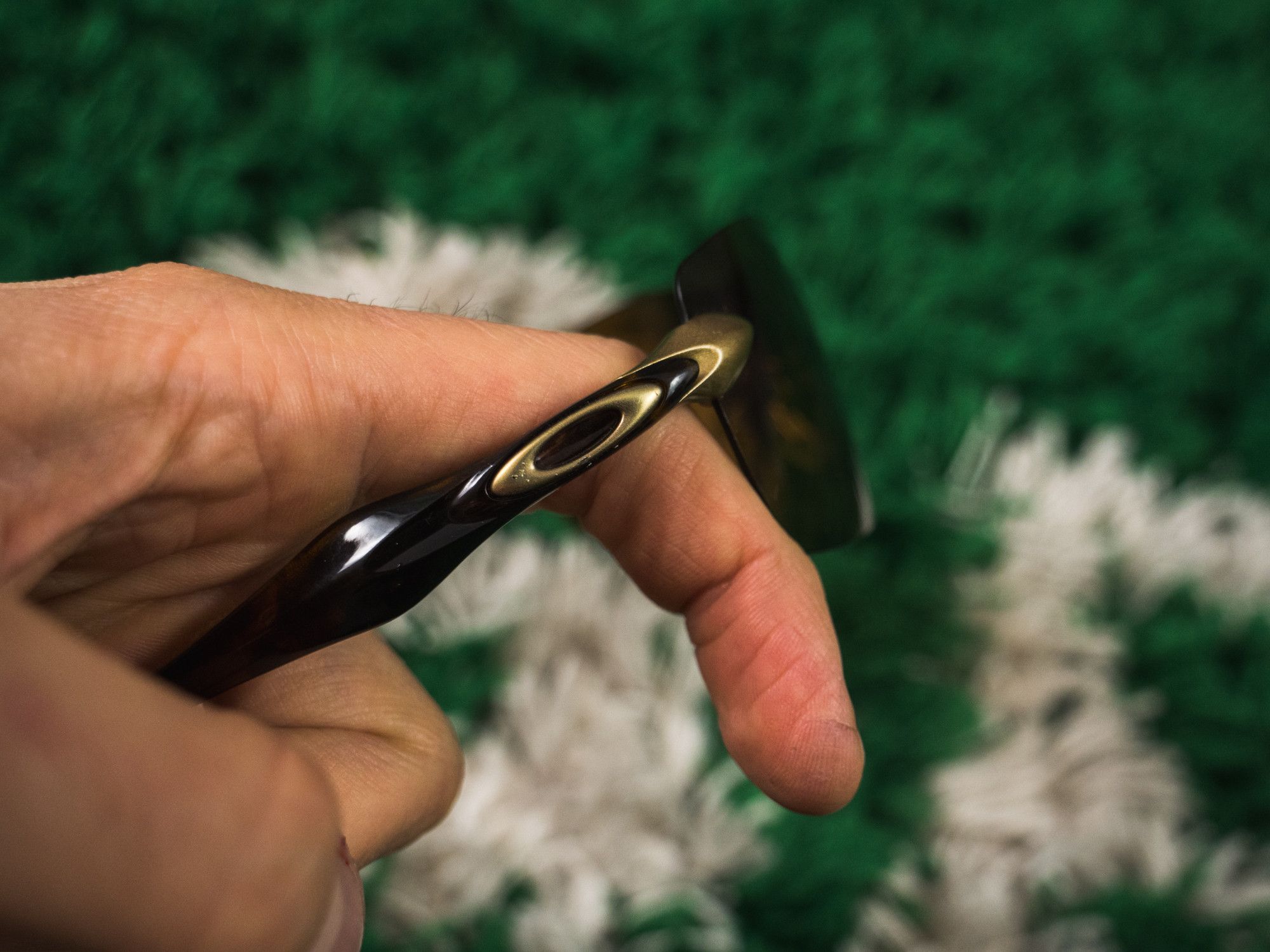 Oakley Oakley Dartboard Rimless Shield Brown Tortoise Frames 2000 Size ONE SIZE - 4 Thumbnail