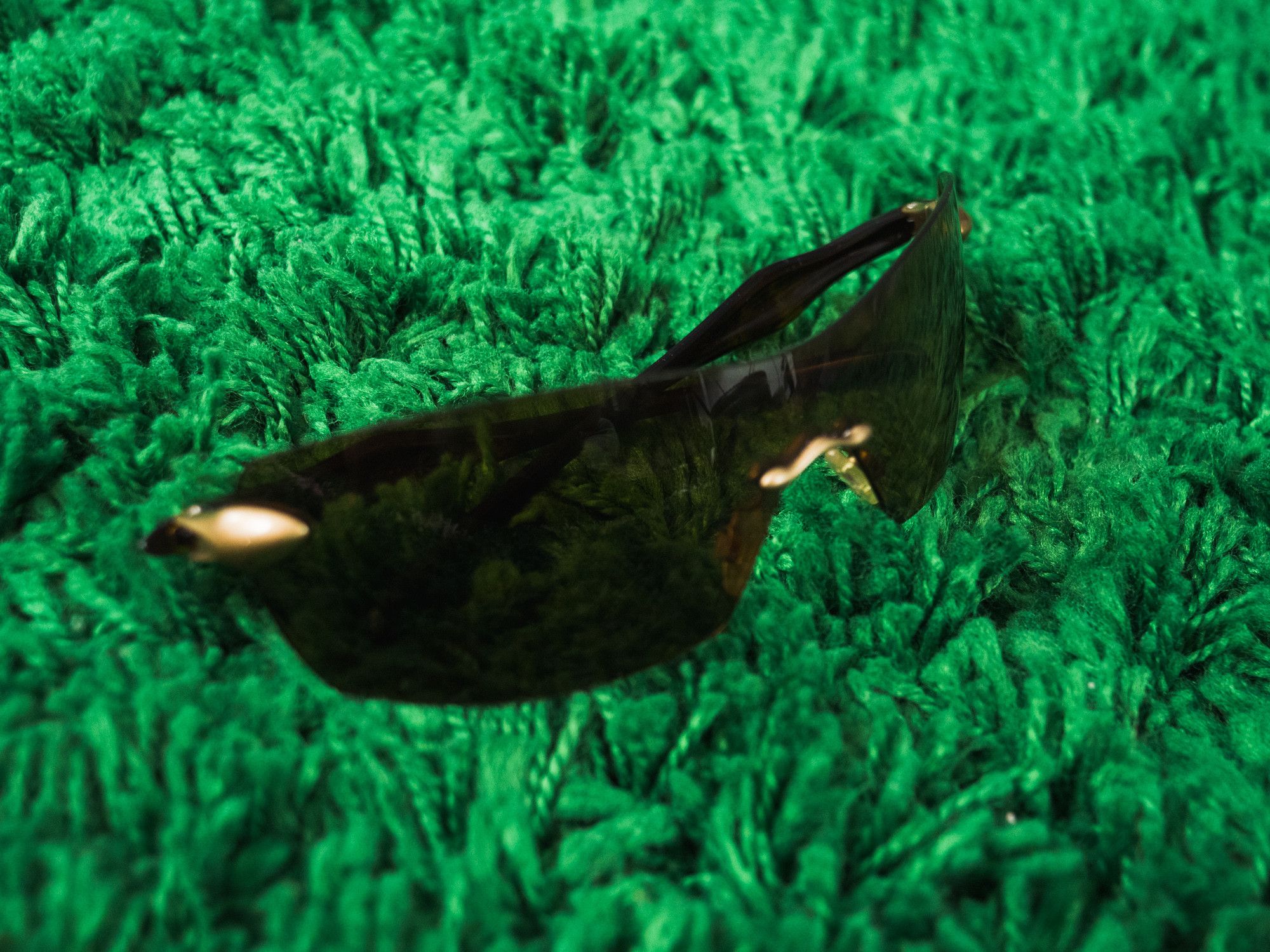 Oakley Oakley Dartboard Rimless Shield Brown Tortoise Frames 2000 Size ONE SIZE - 11 Thumbnail