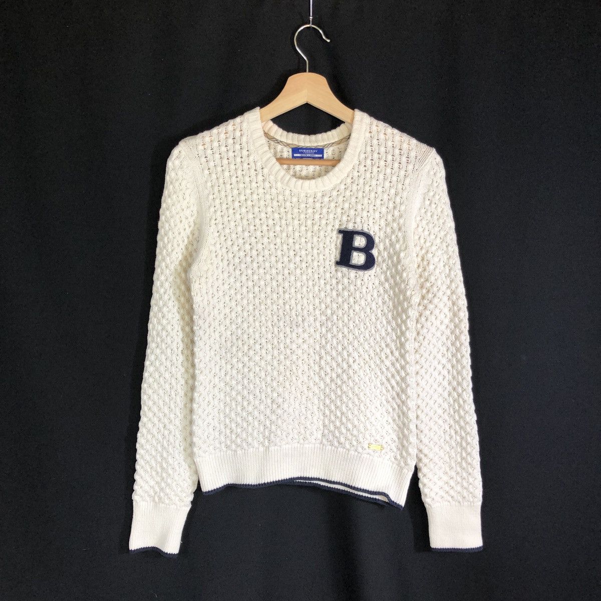 Burberry Burberry Embossed Logo Crochet Knitwear Size XS / US 0-2 / IT 36-38 - 1 Thumbnail