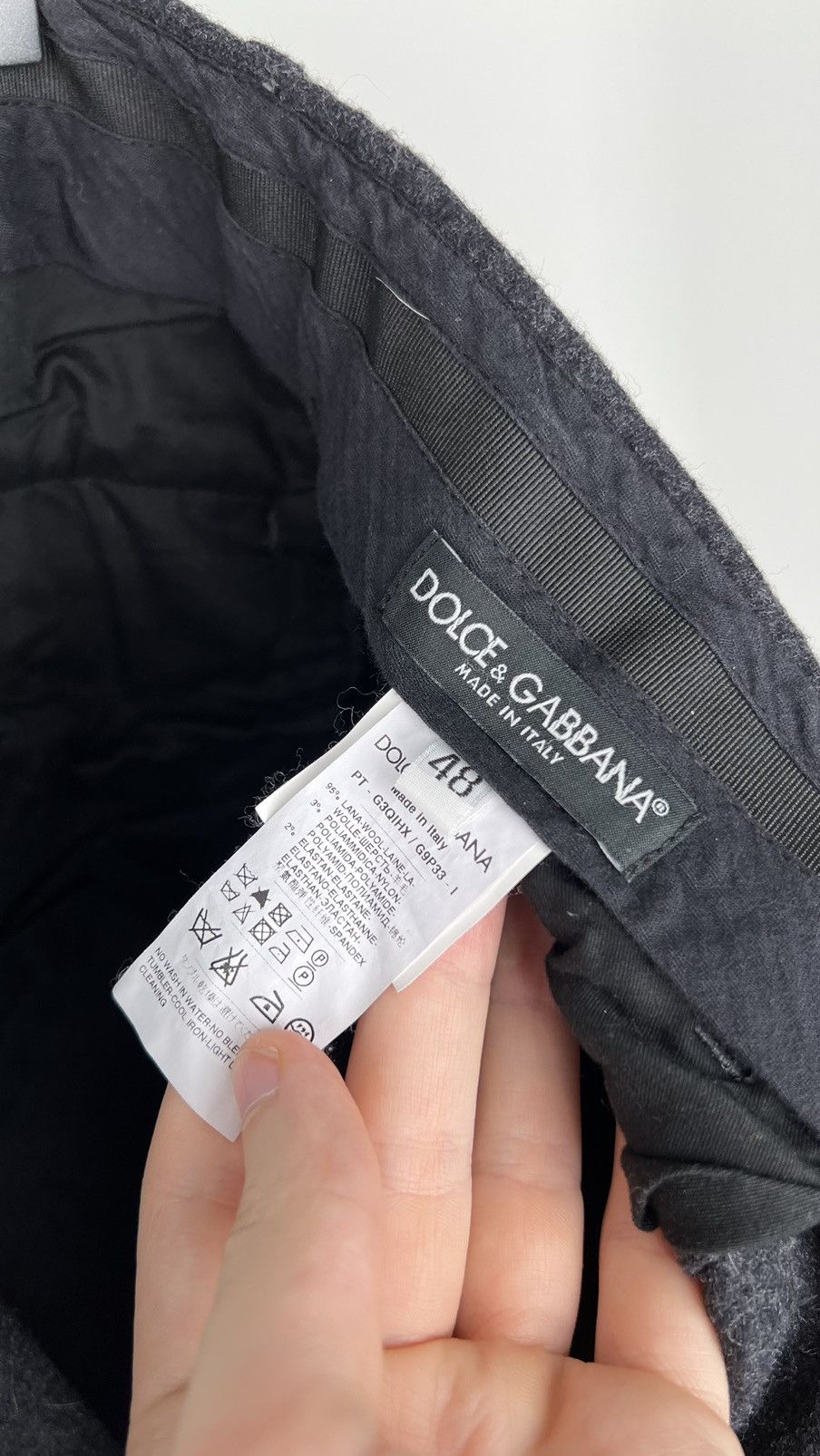 Dolce & Gabbana Dolce Gabbana Wool Trousers Pants Size US 32 / EU 48 - 12 Thumbnail