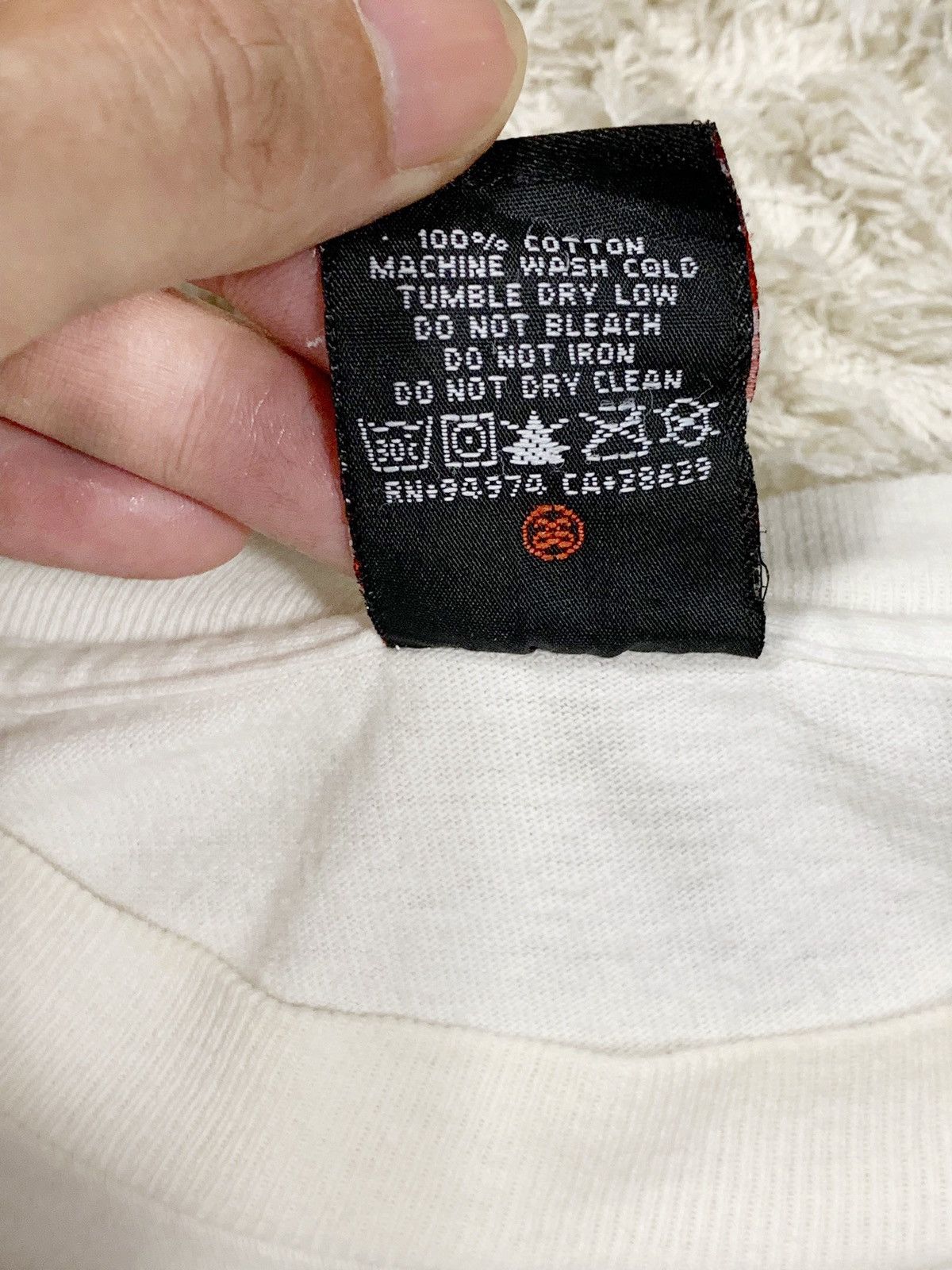 Stussy × Vintage Rare Vintage 2000 Y2K Stussy Spell Out Logo Shirt White Size US L / EU 52-54 / 3 - 6 Thumbnail