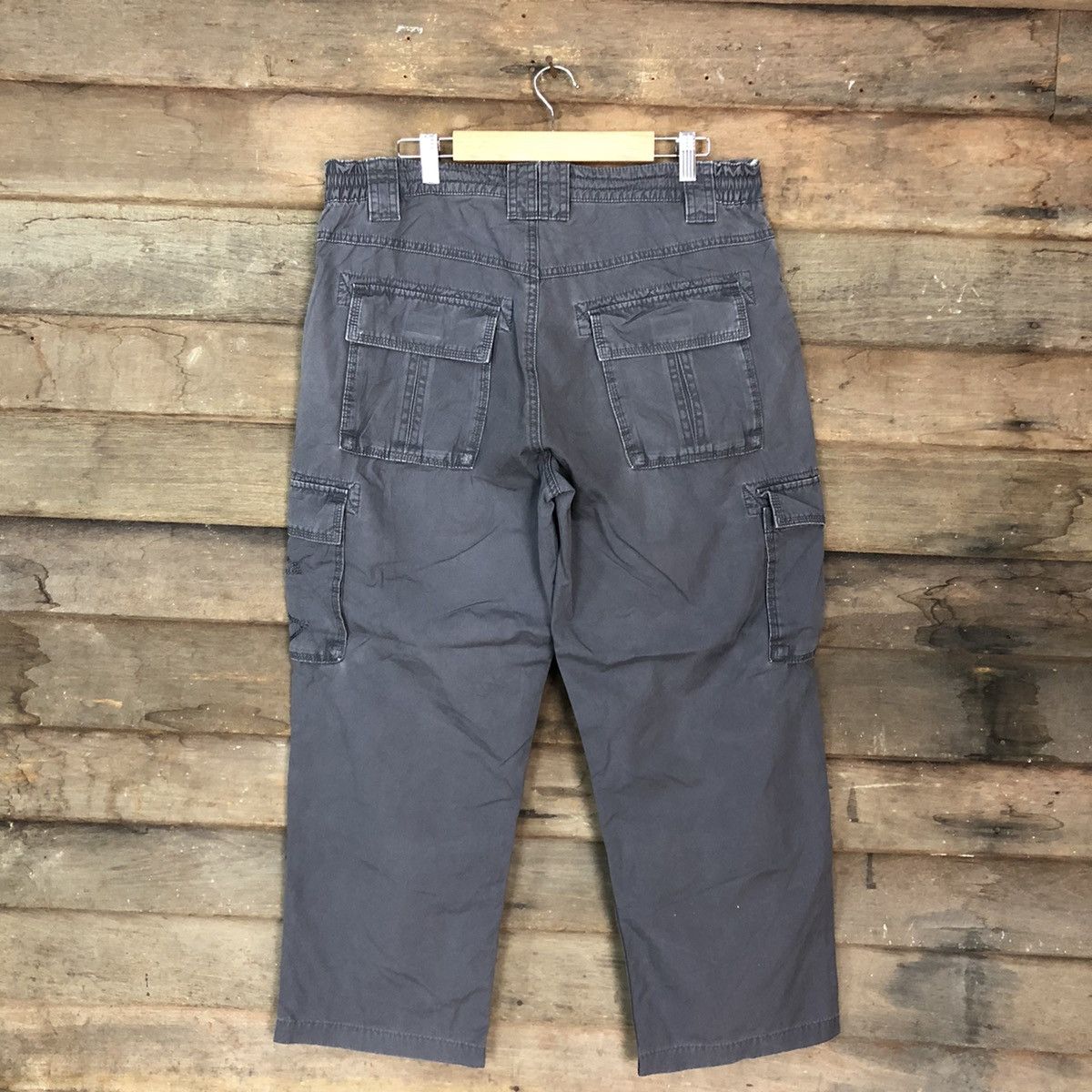 All Blacks Canterbury Of NZ Grey Multipocket Cargo Pants #3868 Size US 34 / EU 50 - 10 Thumbnail