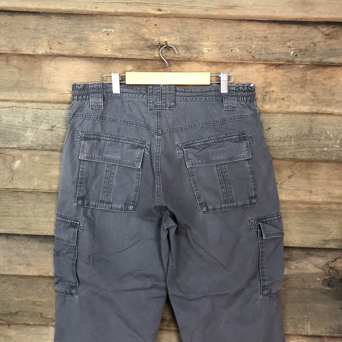 All Blacks Canterbury Of NZ Grey Multipocket Cargo Pants #3868 Size US 34 / EU 50 - 11 Thumbnail