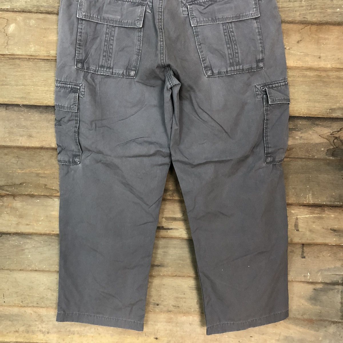 All Blacks Canterbury Of NZ Grey Multipocket Cargo Pants #3868 Size US 34 / EU 50 - 12 Thumbnail