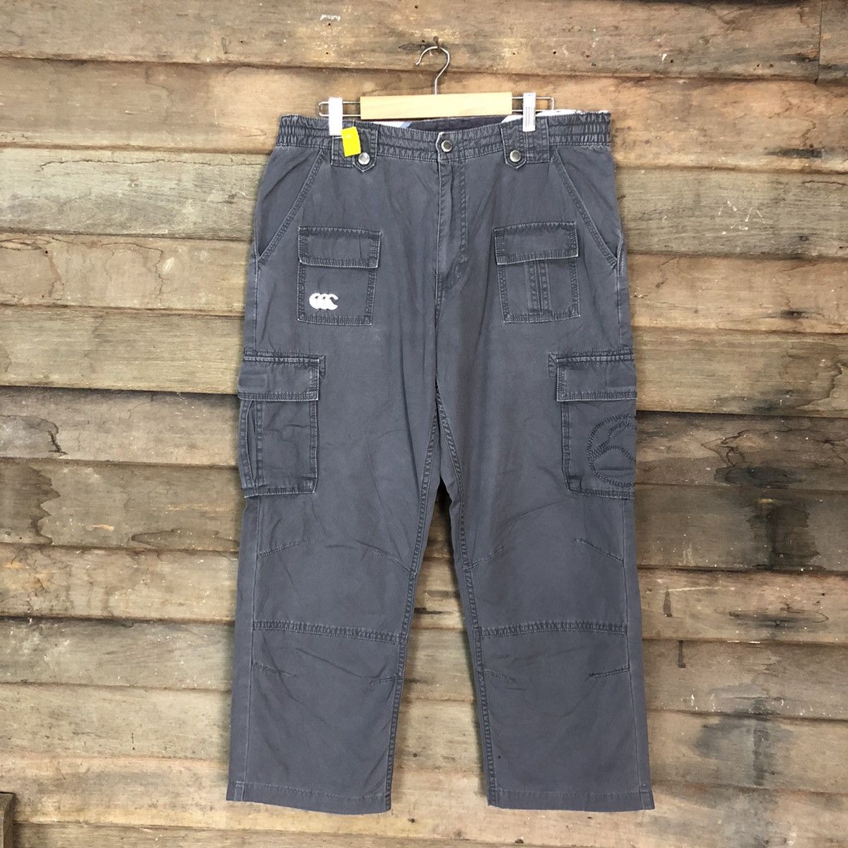 All Blacks Canterbury Of NZ Grey Multipocket Cargo Pants #3868 Size US 34 / EU 50 - 1 Thumbnail