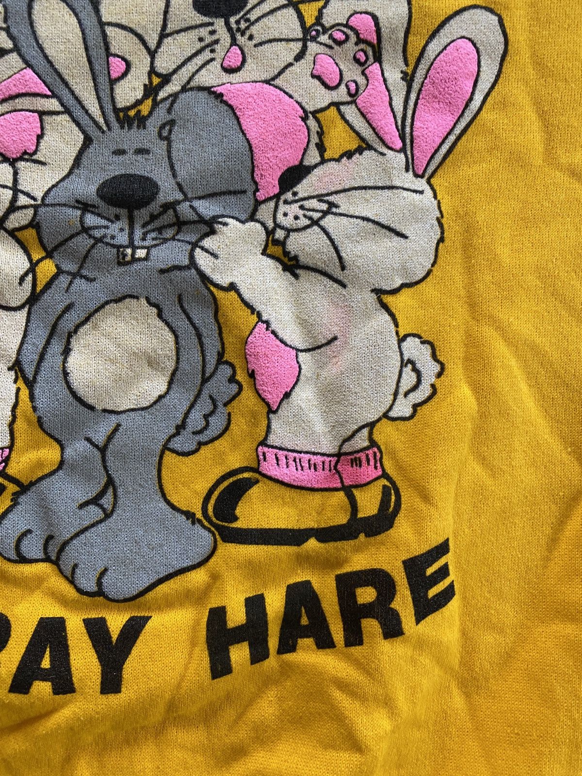 Vintage Vintage 80’s Gray Hare Rabbits Raglan Crewneck Sweatshirt Size US M / EU 48-50 / 2 - 8 Thumbnail