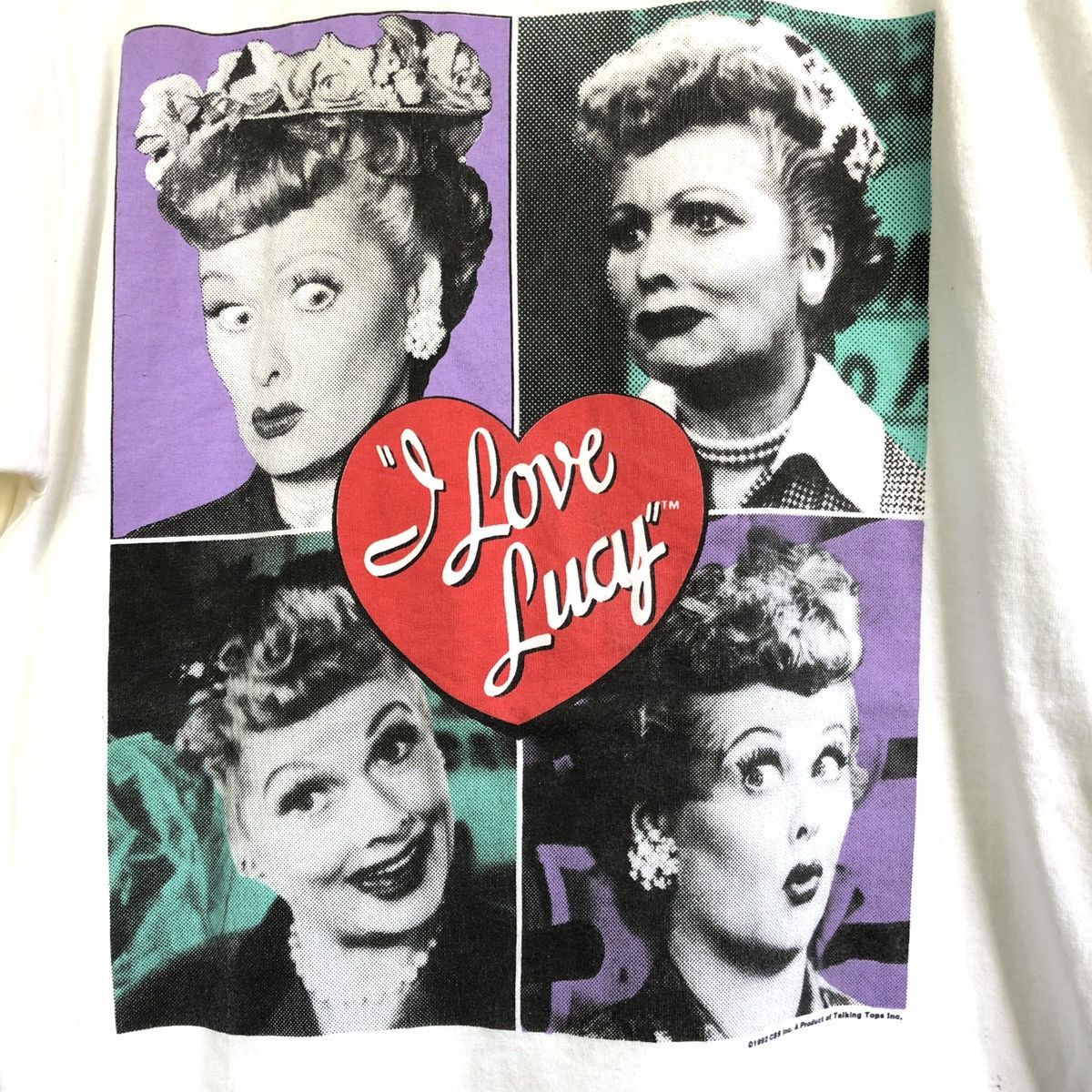 Vintage Vintage 90s I Love Lucy Movie Pop Art Tshirt Size US M / EU 48-50 / 2 - 3 Thumbnail