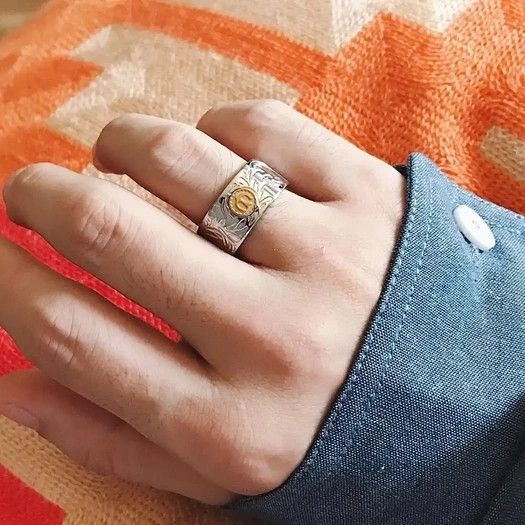 Jewelry × Vintage Retro punk ring Size ONE SIZE - 3 Thumbnail