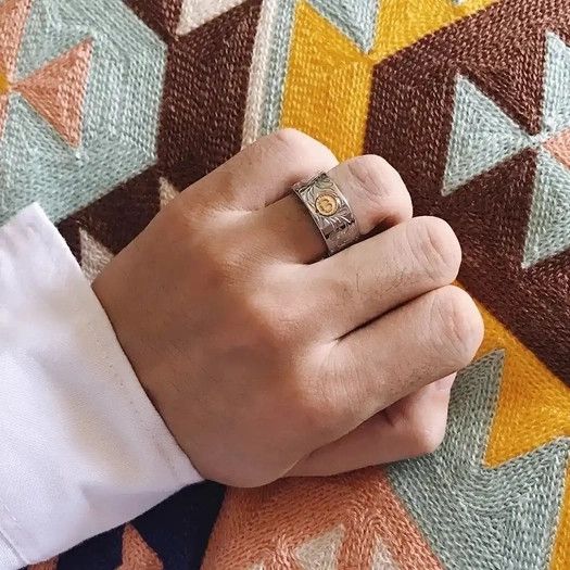 Jewelry × Vintage Retro punk ring Size ONE SIZE - 1 Thumbnail